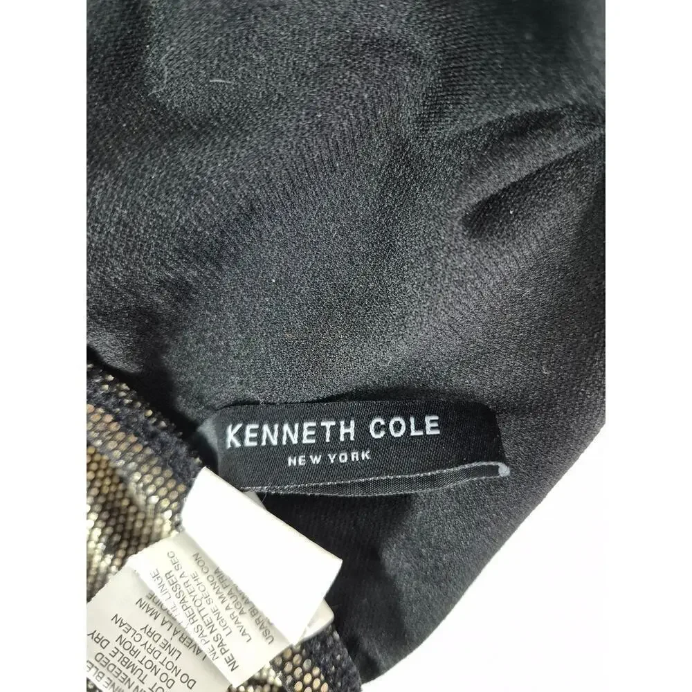 Kenneth Cole New York  Metallic Copper/Black Snakeskin Print  Bikini Sz XL